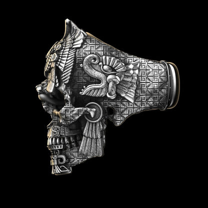 MysticEdge Black Skull Ring - VERRANOO