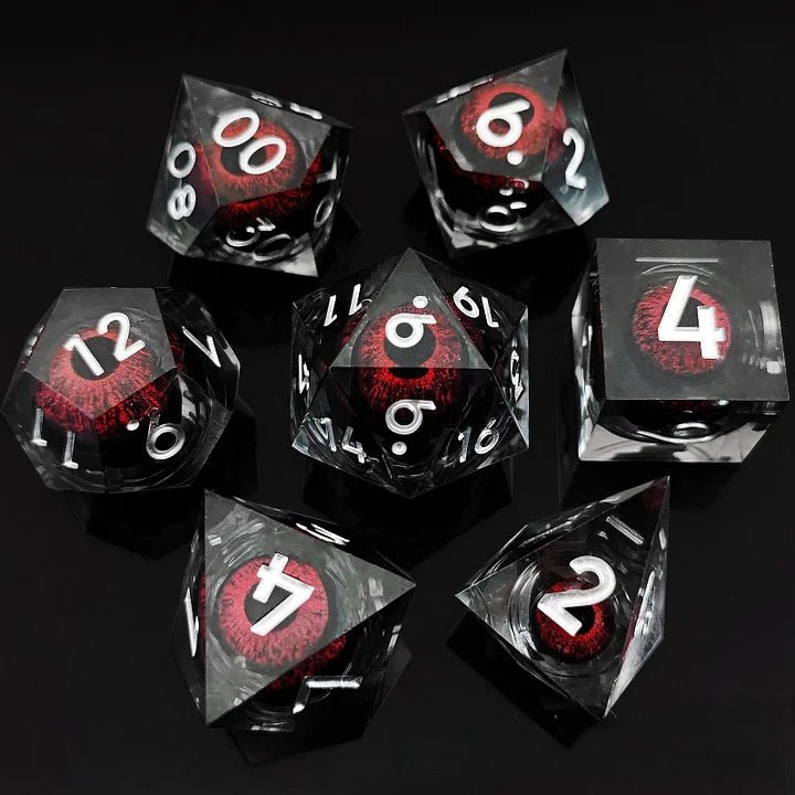 MythicDice: Cthulhu Two - Color Dragon Eye Movable DND Dice - VERRANOO