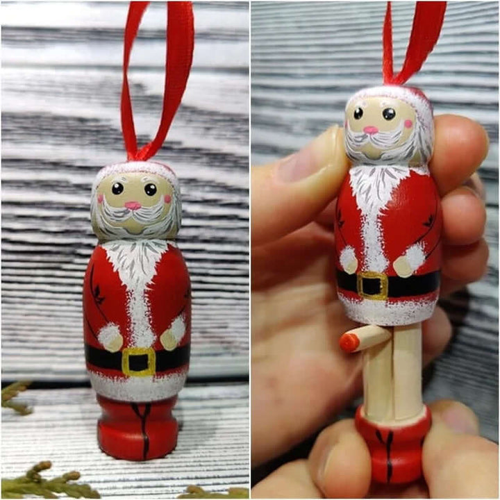 Naughty Santa Ornament - VERRANOO