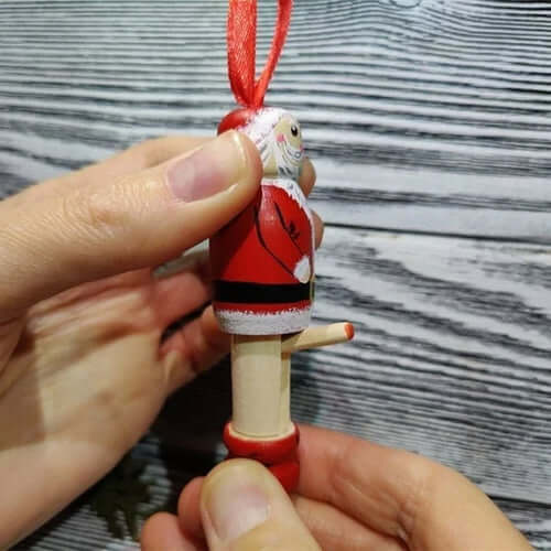 Naughty Santa Ornament - VERRANOO