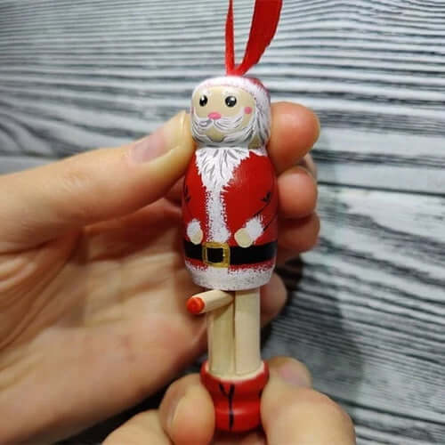 Naughty Santa Ornament - VERRANOO