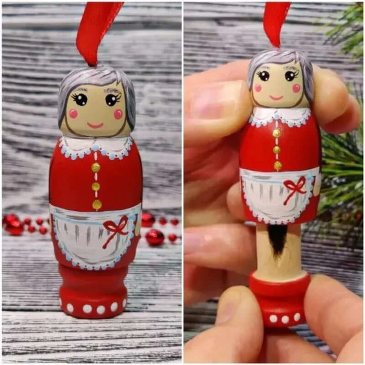 Naughty Santa Ornament - VERRANOO