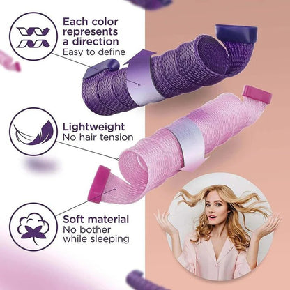 NiceCurls™ Spiral Ripple Hair Curlers (24pcs Set) - VERRANOO