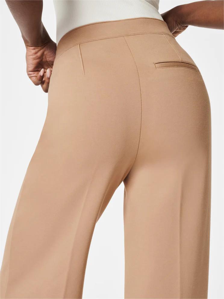 OpraStyle Luxe – Tummy Control Button Wide Leg Pant - VERRANOO