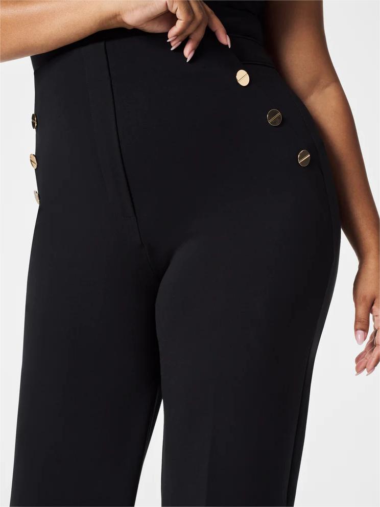 OpraStyle Luxe – Tummy Control Button Wide Leg Pant - VERRANOO