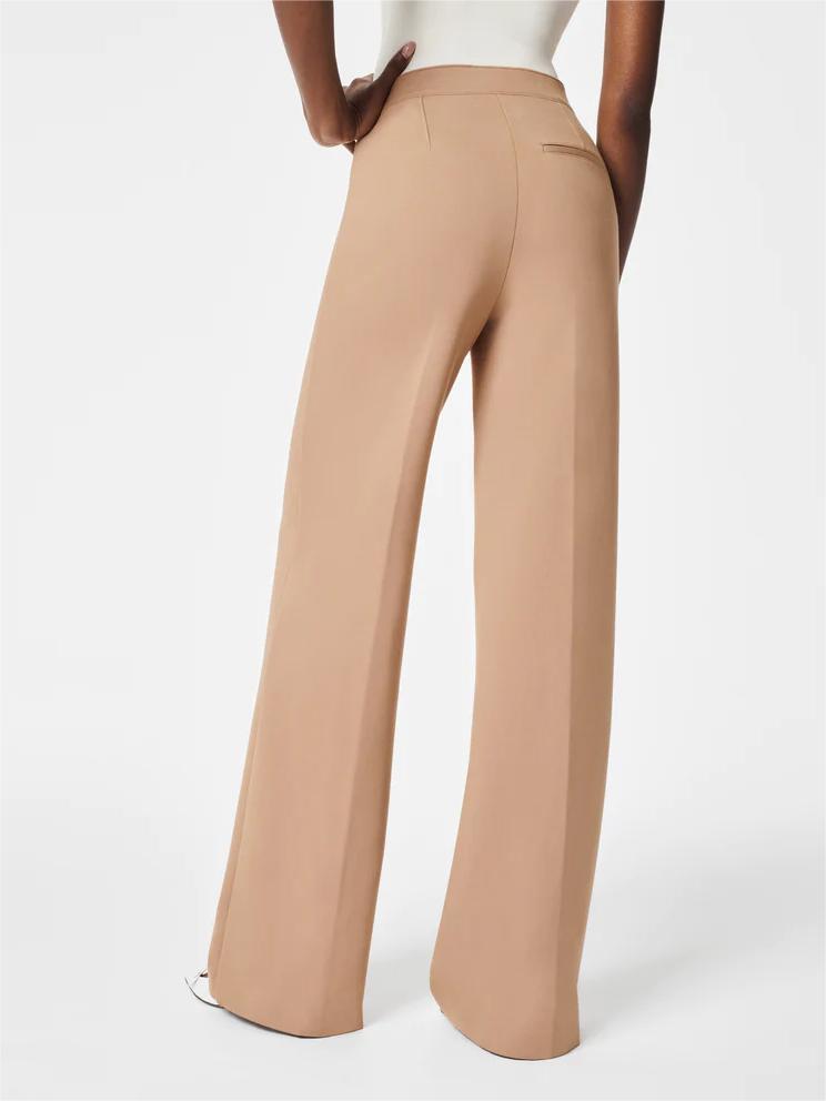 OpraStyle Luxe – Tummy Control Button Wide Leg Pant - VERRANOO