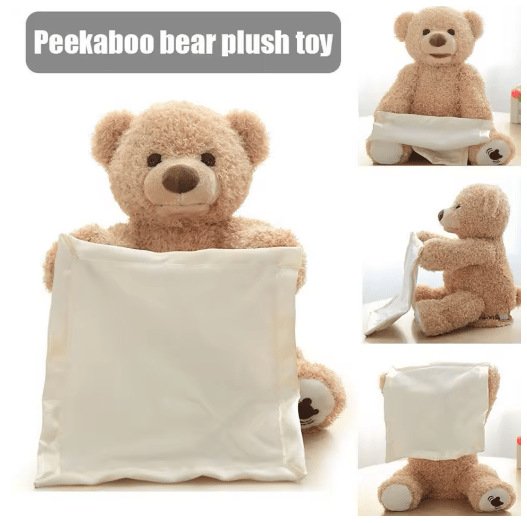 PeaceBear™ Peek - A - Boo Plush Bear - VERRANOO