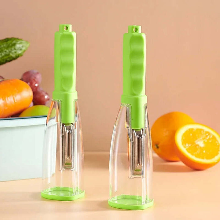 PeelPrime™ Innovated Peeler with Catcher - VERRANOO