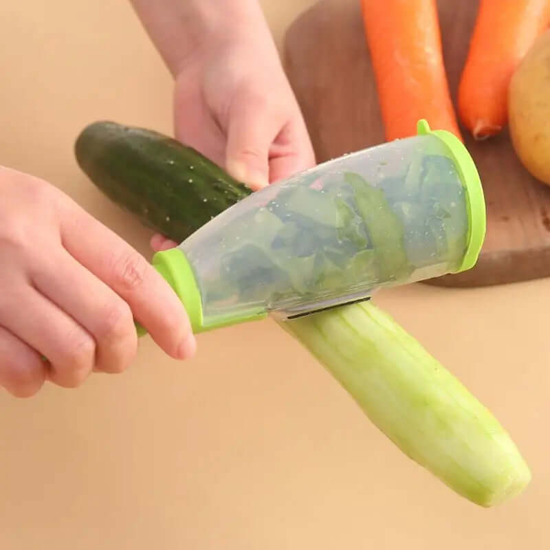 PeelPrime™ Innovated Peeler with Catcher - VERRANOO