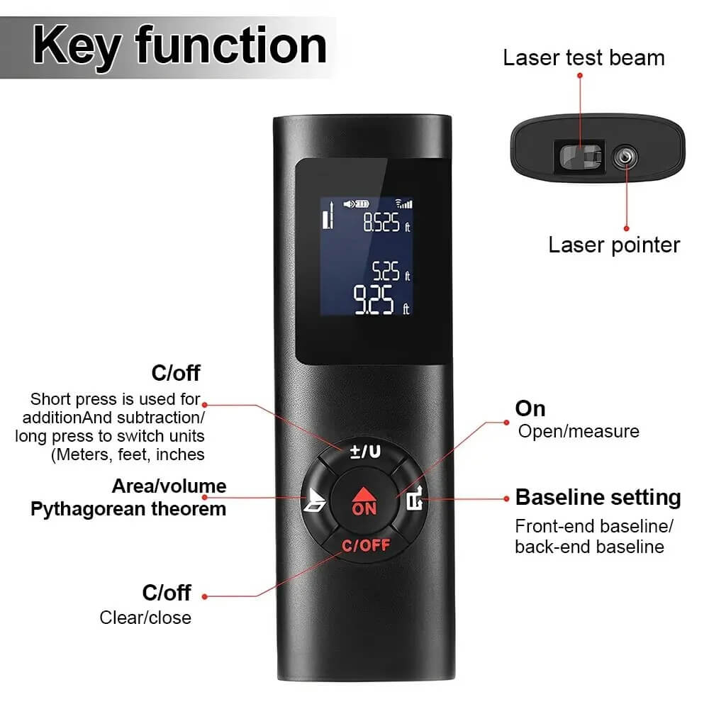 PerSharp Laser Distance Meter - VERRANOO