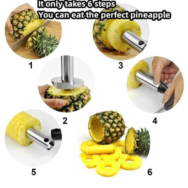 PineappleEase Stainless Steel Corer Slicer ( 1+1 FREE ) - VERRANOO