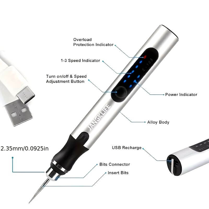 ProArty Electric Wireless Engraver Pen Set - VERRANOO