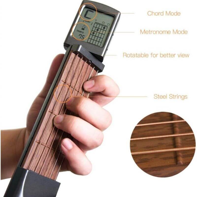 ProGuitar Portable Chord Trainer Guitar - VERRANOO