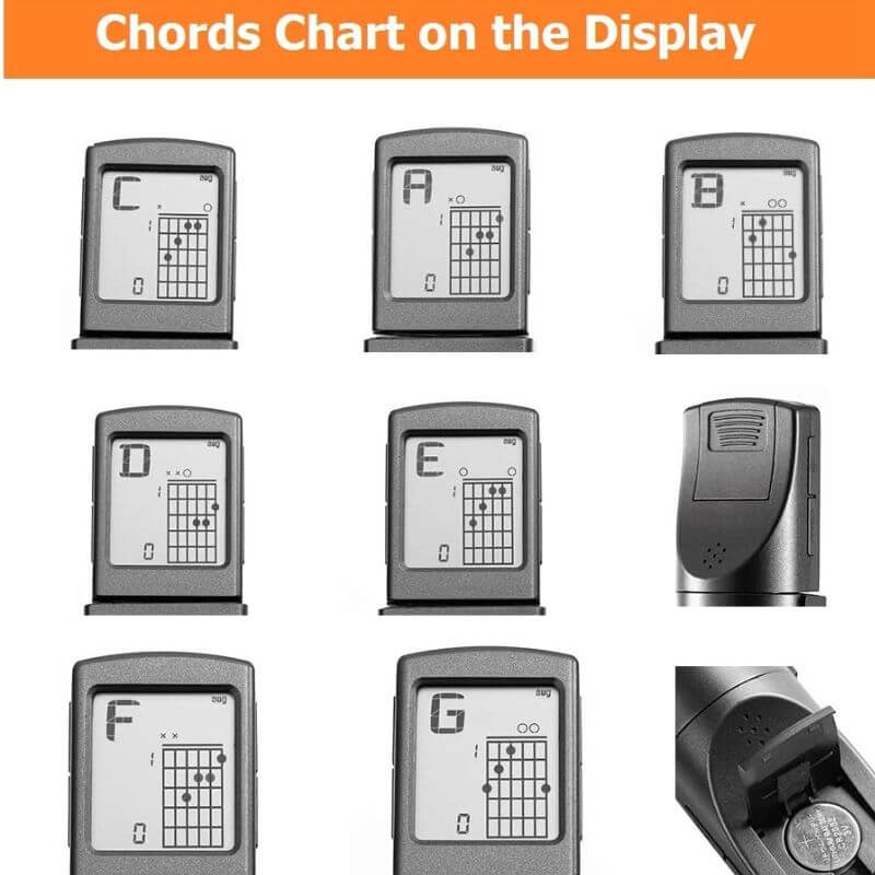 ProGuitar Portable Chord Trainer Guitar - VERRANOO