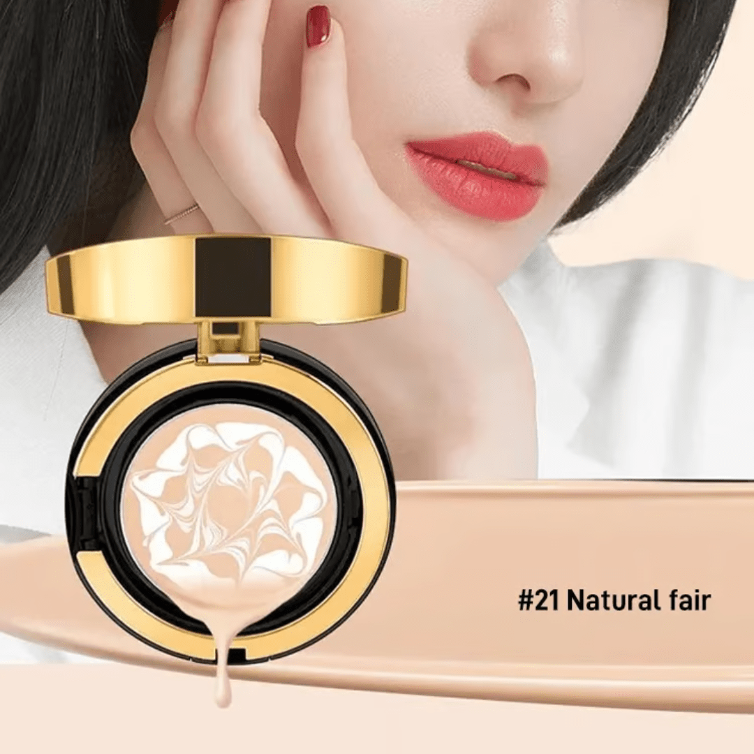 RadiantLatte Tri - Color Concealer Cushion - VERRANOO