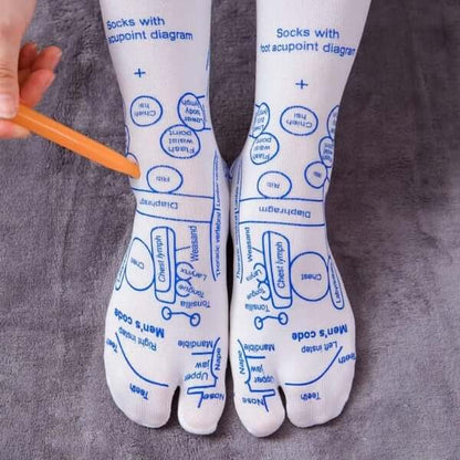 Reflexology Chart Socks - Free Shipping Today! - VERRANOO