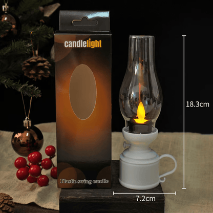 RetroGlow Vintage LED Kerosene Lamp - VERRANOO