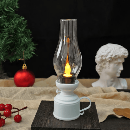 RetroGlow Vintage LED Kerosene Lamp - VERRANOO