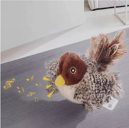 CheerPet™ Interactive and Automatic Chirping Bird Cat Toy for Cat Exercise