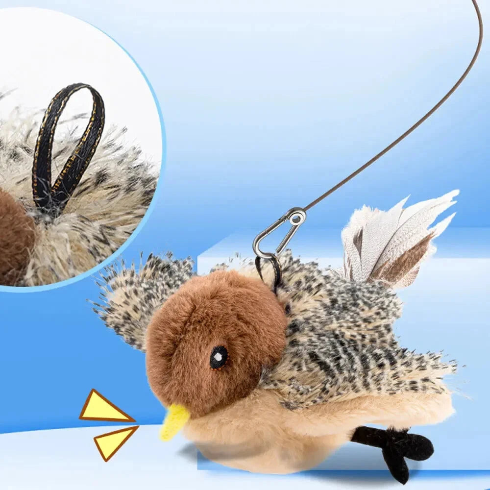 CheerPet™ Interactive and Automatic Chirping Bird Cat Toy for Cat Exercise