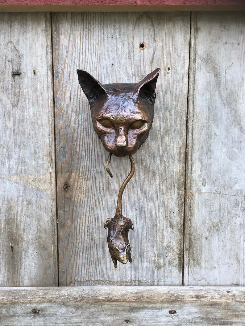 Scary Cat Door Knocker - VERRANOO