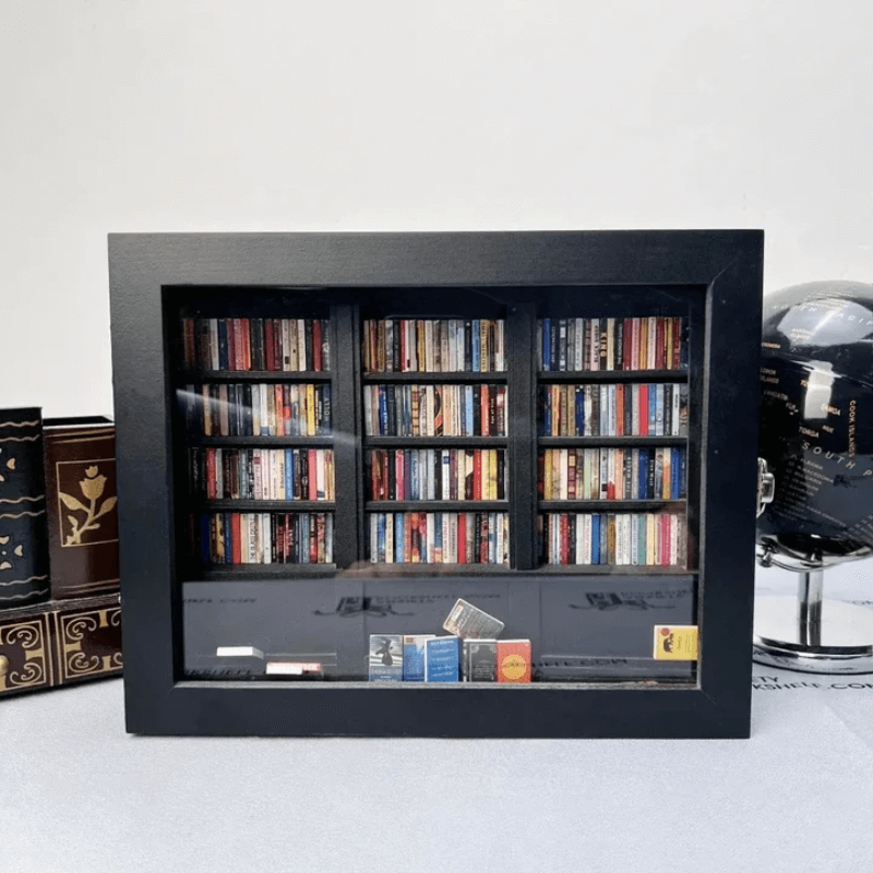 SerenityBook™ Anxiety - Relief Bookshelf (Includes 200 Books) - VERRANOO