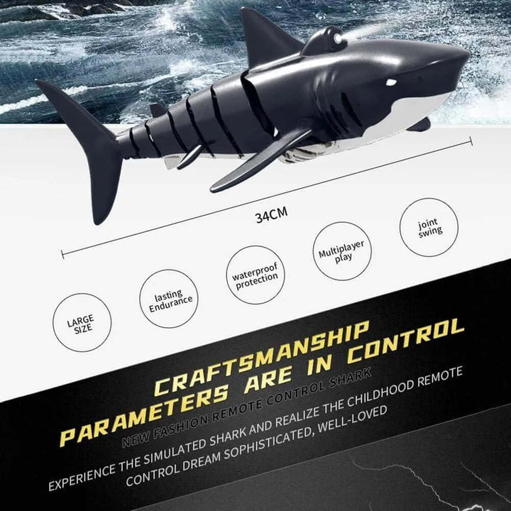 SHARKFUN Remote Control Shark Toy - VERRANOO