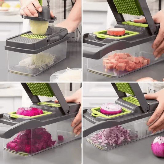 SliceMaster™ 16 - in - 1 Multifunctional Vegetable Chopper - VERRANOO