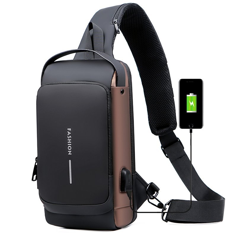 SlingGuard Pro – USB Charging Anti - Theft Sport Sling Bag - VERRANOO