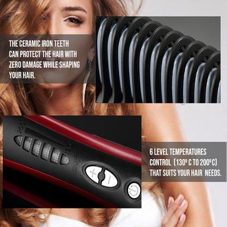 SmoothEase™ Hair Straightener Comb - VERRANOO