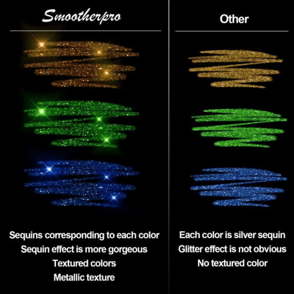 SparkleScript Glitter Gel Pen Set - VERRANOO