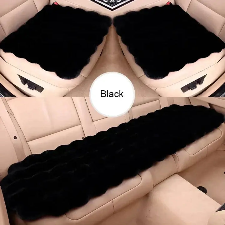 ComfySeat Luxury Thickened Plush Car Seat Cushion Set