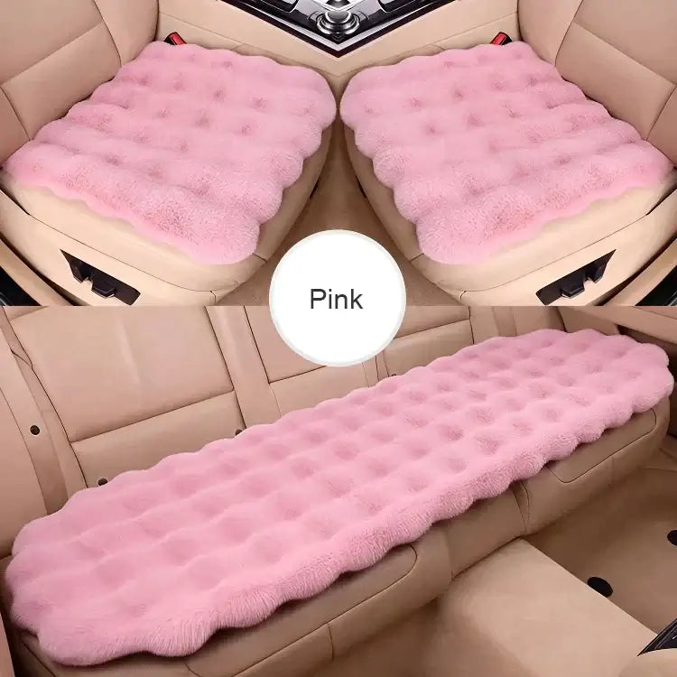 ComfySeat Luxury Thickened Plush Car Seat Cushion Set