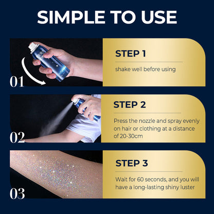 TwinkleMist™ Long-Lasting Shiny Body Glitter Spray