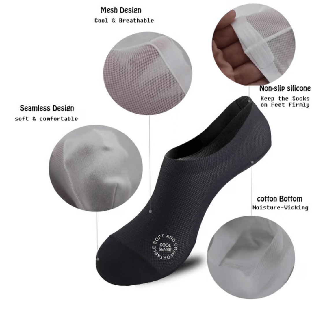 StealthFit™ Ultra - Thin No - Show Socks - VERRANOO