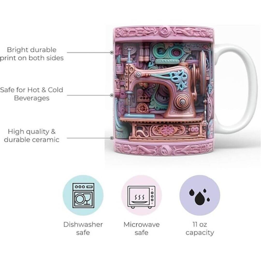 StitchMaster 3D Sewing Mug - VERRANOO