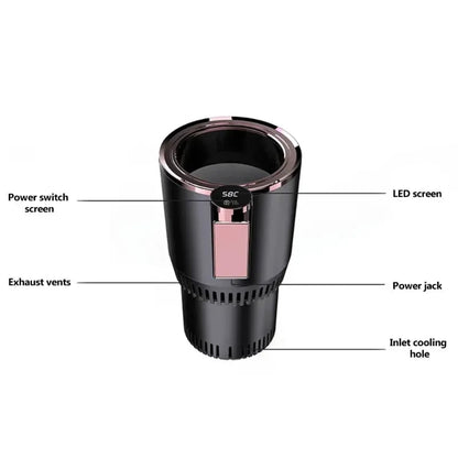 TempControl Duo – 2 - in - 1 Car Heating & Cooling Cup - VERRANOO