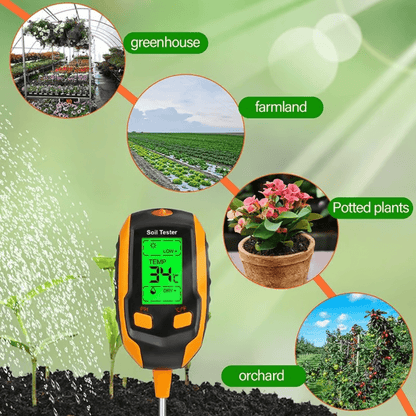 TerraSense™ 4 - in - 1 Soil Test Meter - VERRANOO