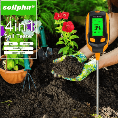 TerraSense™ 4 - in - 1 Soil Test Meter - VERRANOO