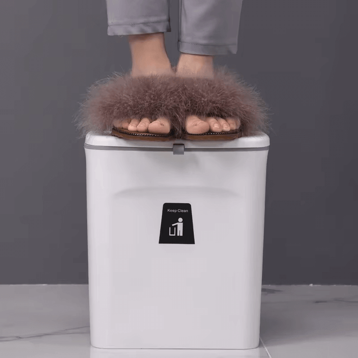 TidyPlace Folding Trash Can with Lid - VERRANOO