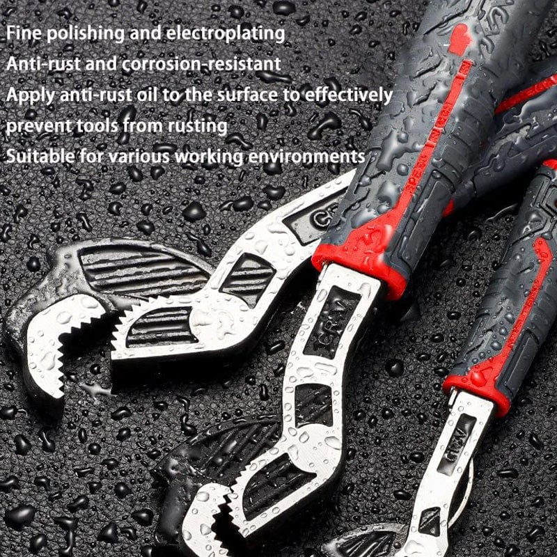 ToolForce Pro – Industrial Grade Multifunctional Self - Locking Pipe Wrench - VERRANOO