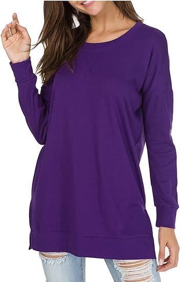 UrbanEase Essentials – Casual Round Neck Solid Color Top - VERRANOO