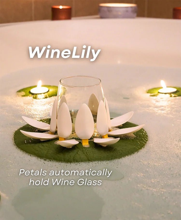 Wine Lily & CandleLily – Your Floating Oasis for Wine & Candle Magic! - VERRANOO