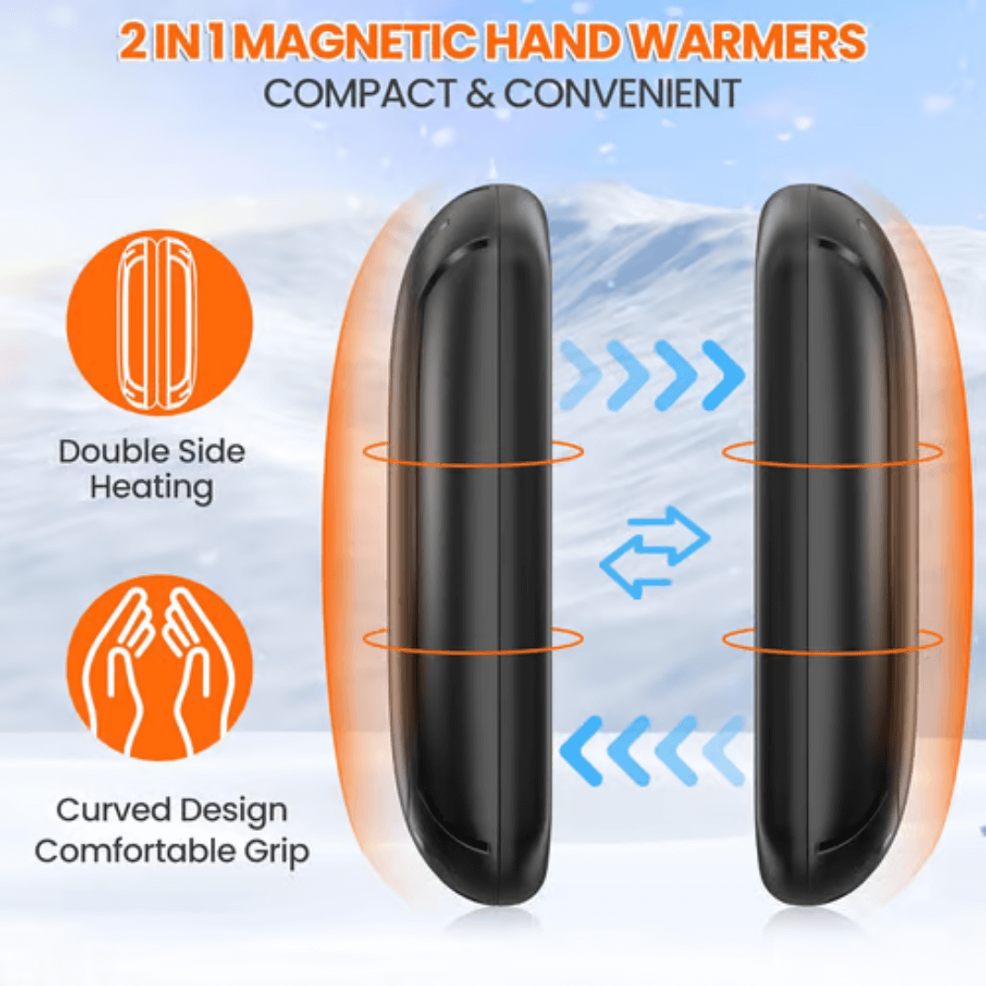 WinterGlow™ Magnetic Hand Warmers - VERRANOO