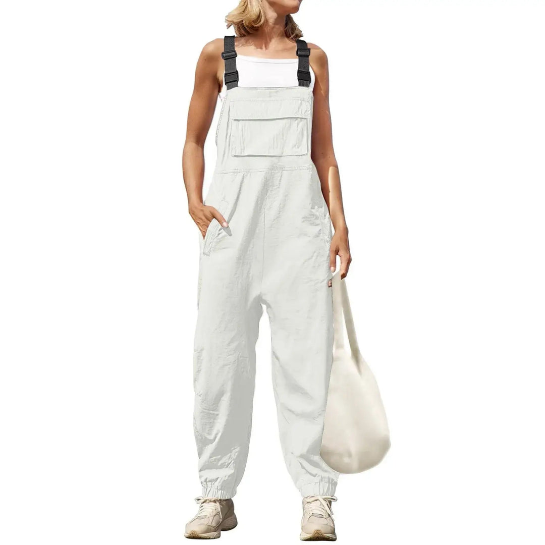 Womens Fleece Warm Overalls Adjustable Jumpsuits - VERRANOO