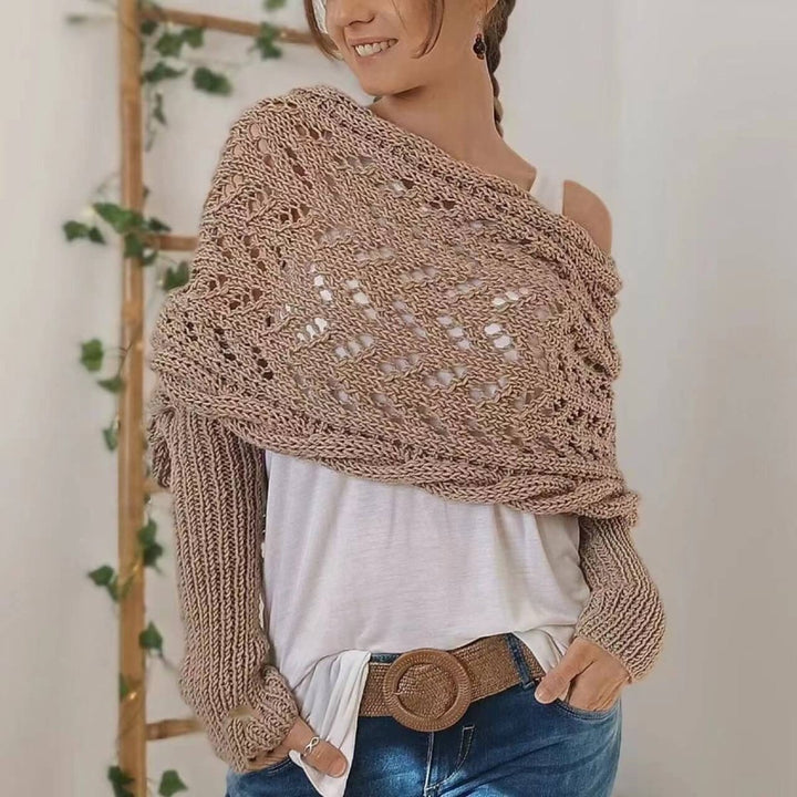 Women's Winter Knitted Wrap & Shrug - VERRANOO