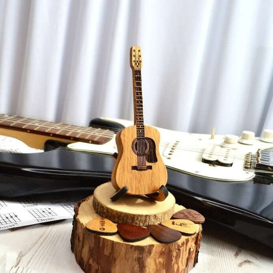 Wooden Guitar Pick Box with Stand (55% Off Last Day) - VERRANOO