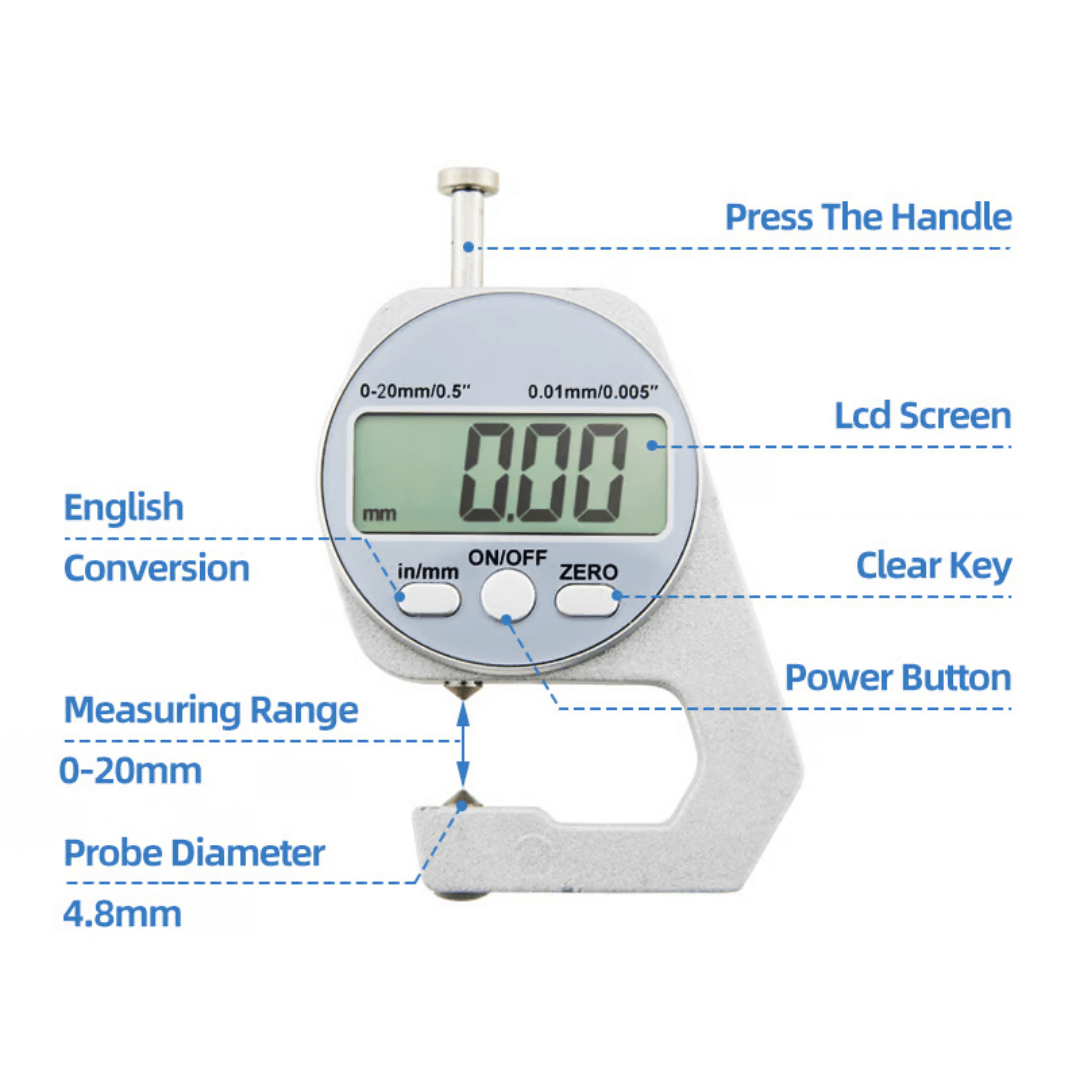 WoodMaster™ Digital Thickness Gauge - VERRANOO