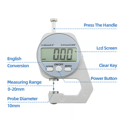 WoodMaster™ Digital Thickness Gauge - VERRANOO