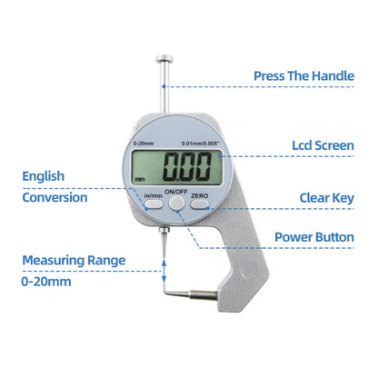 WoodMaster™ Digital Thickness Gauge - VERRANOO